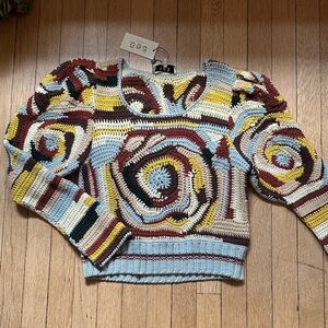 NWT Sea New York Crocheted Agnes Sweater - M